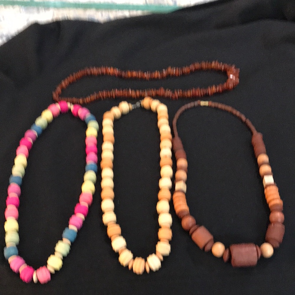4 necklaces. Great for summer!